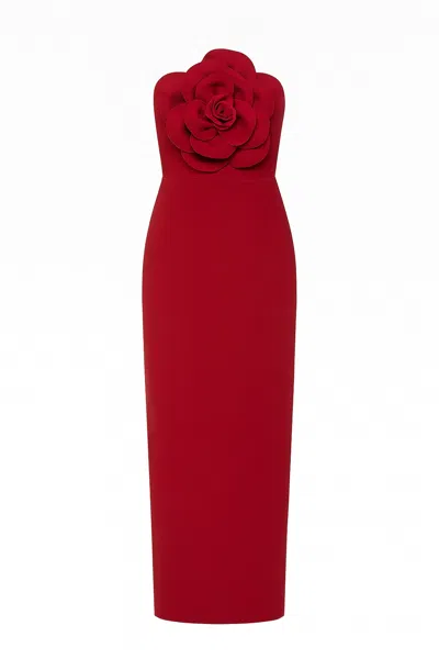 Maison Aureus Women's Red Georgina Dress
