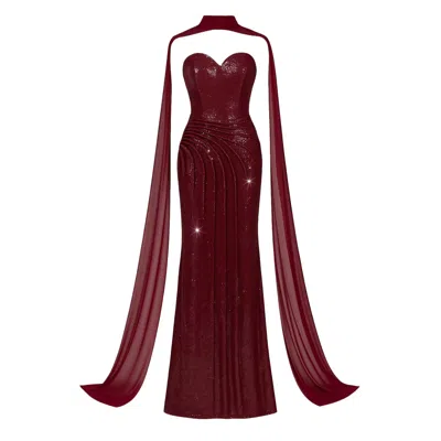 Maison Aureus Women's Red Lucia Dress