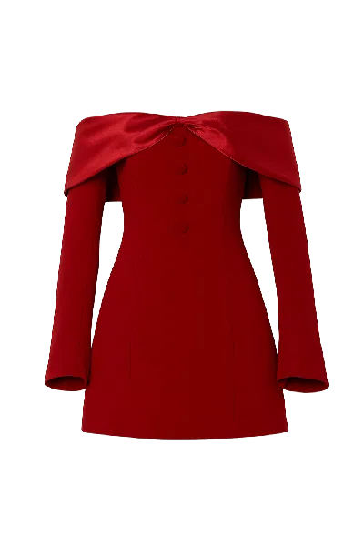 Maison Aureus Women's Red Romi Dress