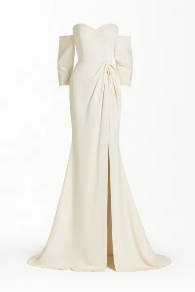 Maison Aureus Women's White Fiona Dress