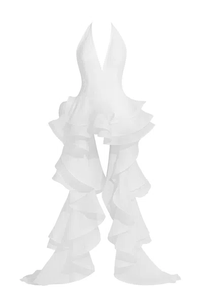 Maison Aureus Women's White Grace Dress