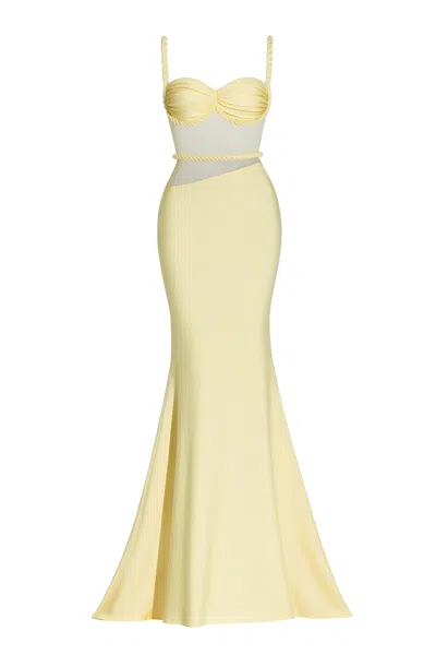 Maison Aureus Women's Yellow Diana Dress