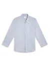 Maison Ava Checked Long-sleeve Shirt In White