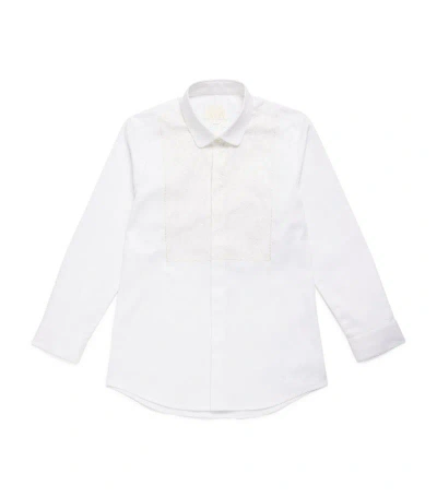 Maison Ava Kids'  Parker Shirt (4-14 Years) In White