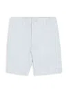 Maison Ava Striped Smart Shorts In White