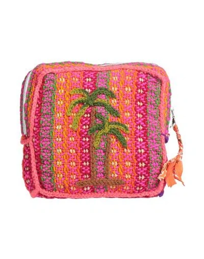 Maison Badigo X Arizona Love Woman Handbag Fuchsia Size - Wool In Pink