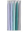 Maison Balzac 5 Chandelles In Bleuet  Sky  Mint  Teal  & Smoke