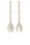 Maison Balzac Cloud Serving Spoons In Ivory