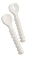 Maison Balzac Cloud Serving Spoons Ivory In Ivory