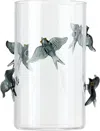 Maison Balzac Gray 'a Little Bird Told Me' Vase