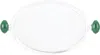 Maison Balzac Green Olive Plate In Clear- Opaque Olive
