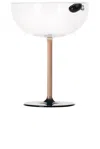 Maison Balzac L'espresso Martini Glass (215ml) In Black  Beige  & Clear