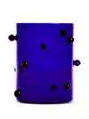 Maison Balzac Mb Pomponette Vase In Blue