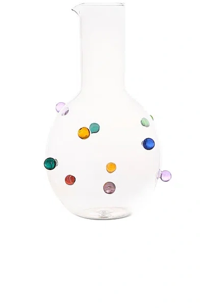 Maison Balzac Pomponette Carafe In Clear & Multi