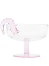 Maison Balzac Prawn Cocktail Coupe Glass In Pink