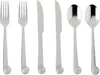 Maison Balzac Silver L'escargot Flatware Set, 6 Pcs In L'escargot