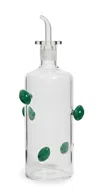 Maison Balzac Clear The Olive Glass Bottle In Clear/opaque Olive