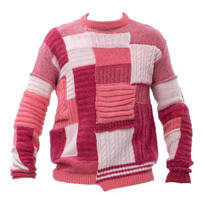 Maison Bogomil Chunky Patchwork Sweater Men