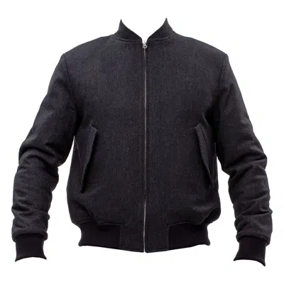 Maison Bogomil Men's Black Bomber Jacket