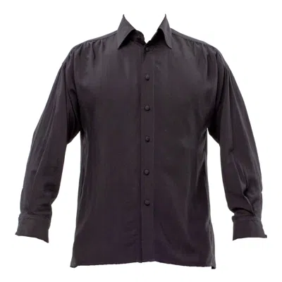 Maison Bogomil Men's Black Gaucho Shirt