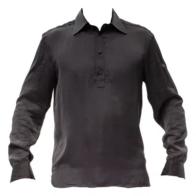 Maison Bogomil Men's Black Pullover Shirt