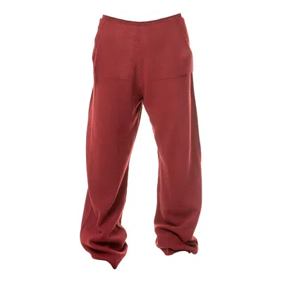 Maison Bogomil Men's Red Wide Legged Pant