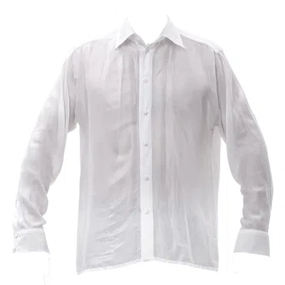 Maison Bogomil Men's White Classic  Shirt