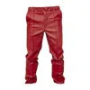 Maison Bogomil Red Maverick Men's Straight-leg Pants In Red