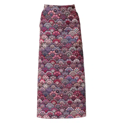 Maison Bogomil Women's A - Line Skirt With A Colorful Print In Multi