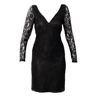 Maison Bogomil Women's Black Elegant Short Cocktail Dress With An A - Line Silhouette