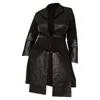 Maison Bogomil Women's Black Oversized Jacket With Embroidered Details In Black