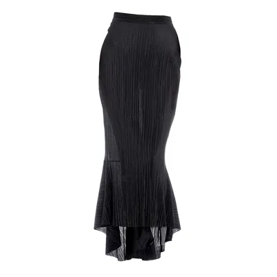 Maison Bogomil Women's Black Pleated Skirt