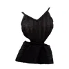 Maison Bogomil Women's Black Shadow Thread – Sequined Knit Top With Side Cutouts