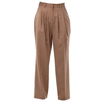 Maison Bogomil Women's Brown High-waist Tailored Pants