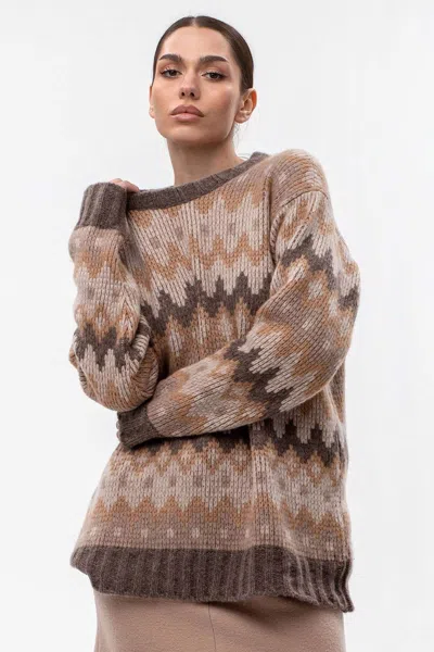 Maison Bogomil Women's Fair Isle Sweater