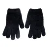 Maison Bogomil Women's Feather-knit Gloves -black In Black