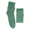 Maison Bogomil Women's Green Ankle-length Socks In Green