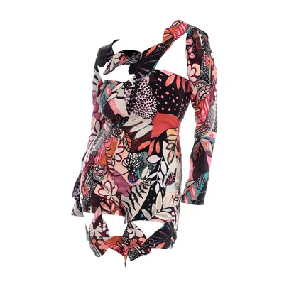Maison Bogomil Women's Jumpsuit With Floral Pattern In Black