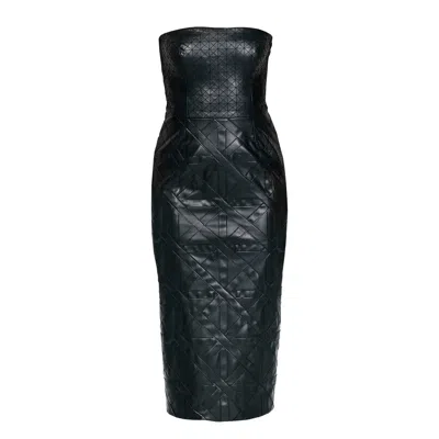 Maison Bogomil Women's Leather Dress In Various Shapes - Black