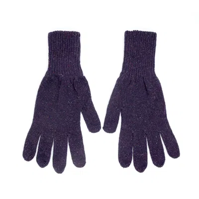 Maison Bogomil Women's Pink / Purple Knit Gloves - Purple In Pink/purple