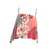 Maison Bogomil Women's Tank Top With Patchwork Print