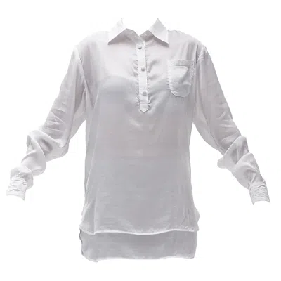 Maison Bogomil Women's White Pullover Blouse