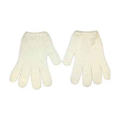 Maison Bogomil Women's White Short Cream Gloves
