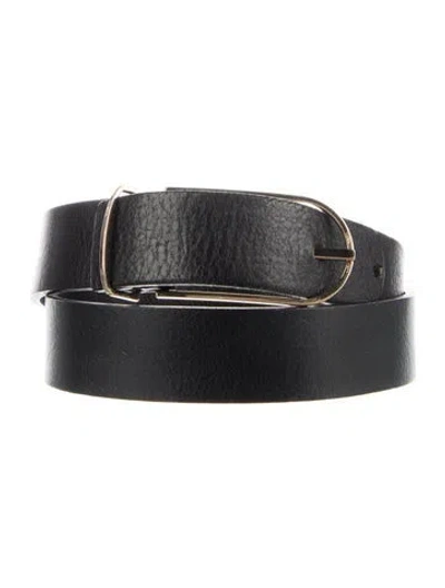 Pre-owned Maison Boinet Leather Belt In Black
