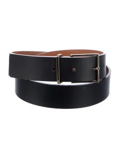 Pre-owned Maison Boinet Leather Belt In Black