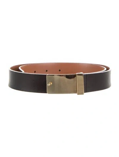 Pre-owned Maison Boinet Leather Belt Kit In Black