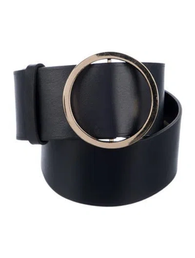 Pre-owned Maison Boinet Leather Waist Belt In Blue