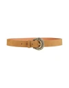 Maison Boinet Woman Belt Khaki Size 32 Cowhide In Beige