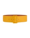 Maison Boinet Woman Belt Yellow Size 28 Cowhide