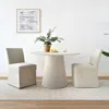 Maison Boucle 3-piece Dining Room Table And Chair Set For Breakfast Nook Or Small Space- In White